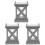 3Pcs Pilar Ponte Simulação Suporte Diy 9