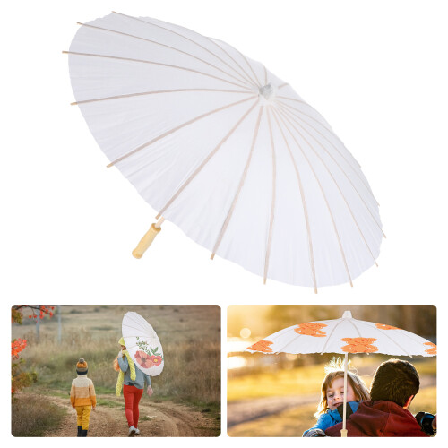 1 Guarda-Chuva Pintado Mão Impermeável Crianças 2