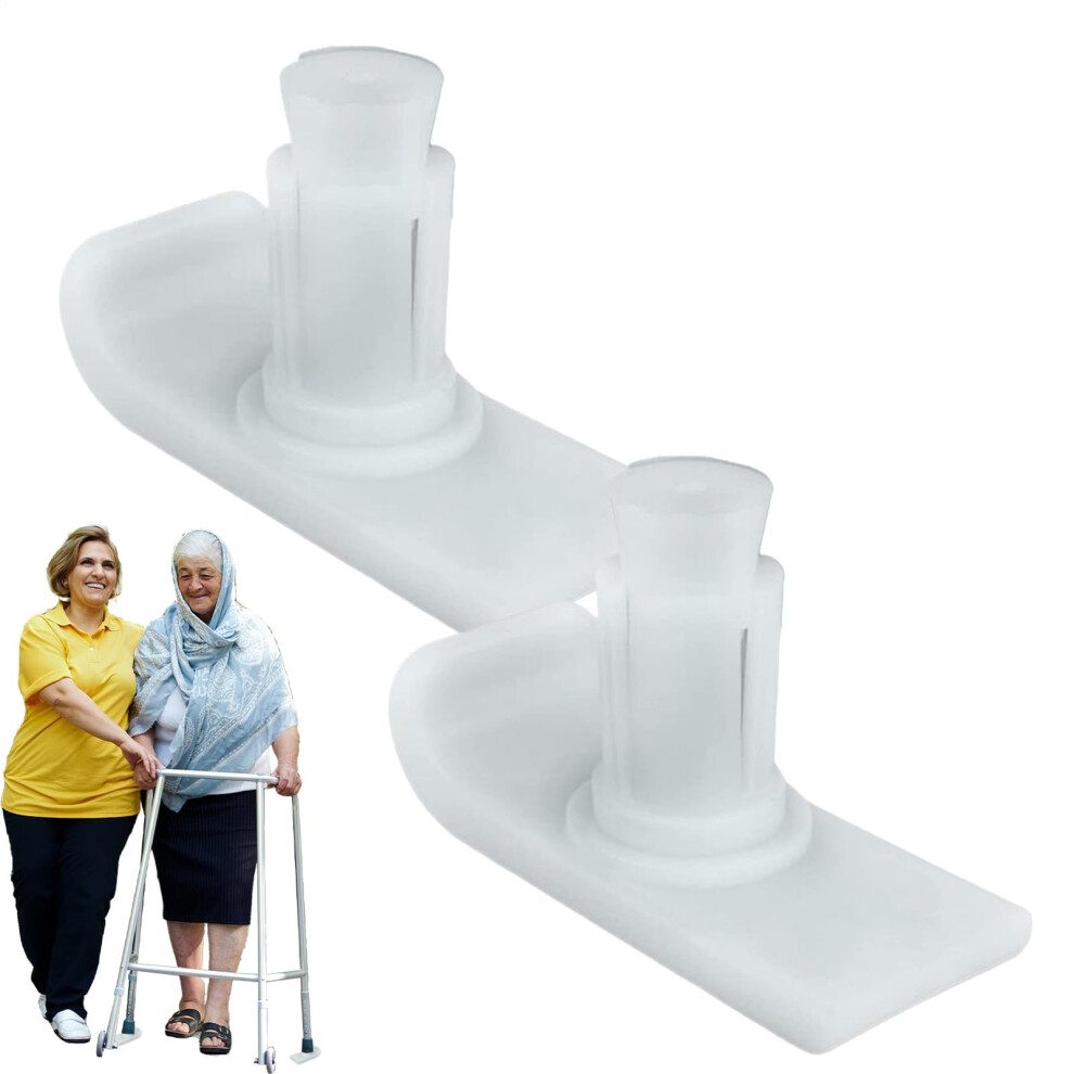 Skis for Rollator NonSlip Gliders Set of 2  Foot Attachments for Tiles, Carpet and Concrete