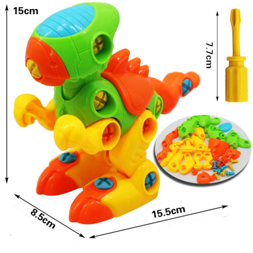 Conjunto De Desmontáveis Dinossauros Kit 1