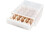Eggs Storage Box, 30 Cells/1 Layer Egg Fresh Box, Egg Holder Storage Fridge, Stackable, Drawer Type, for Kitchen, Picnic 1