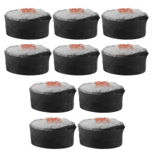 10 Unidades Conjunto Sushi Miniatura Crianças