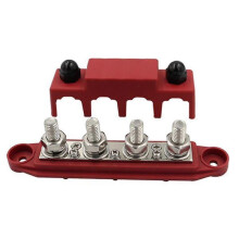 M8 Dc 48v 250a 4 Terminal Studs Busbar Power Distribution Block