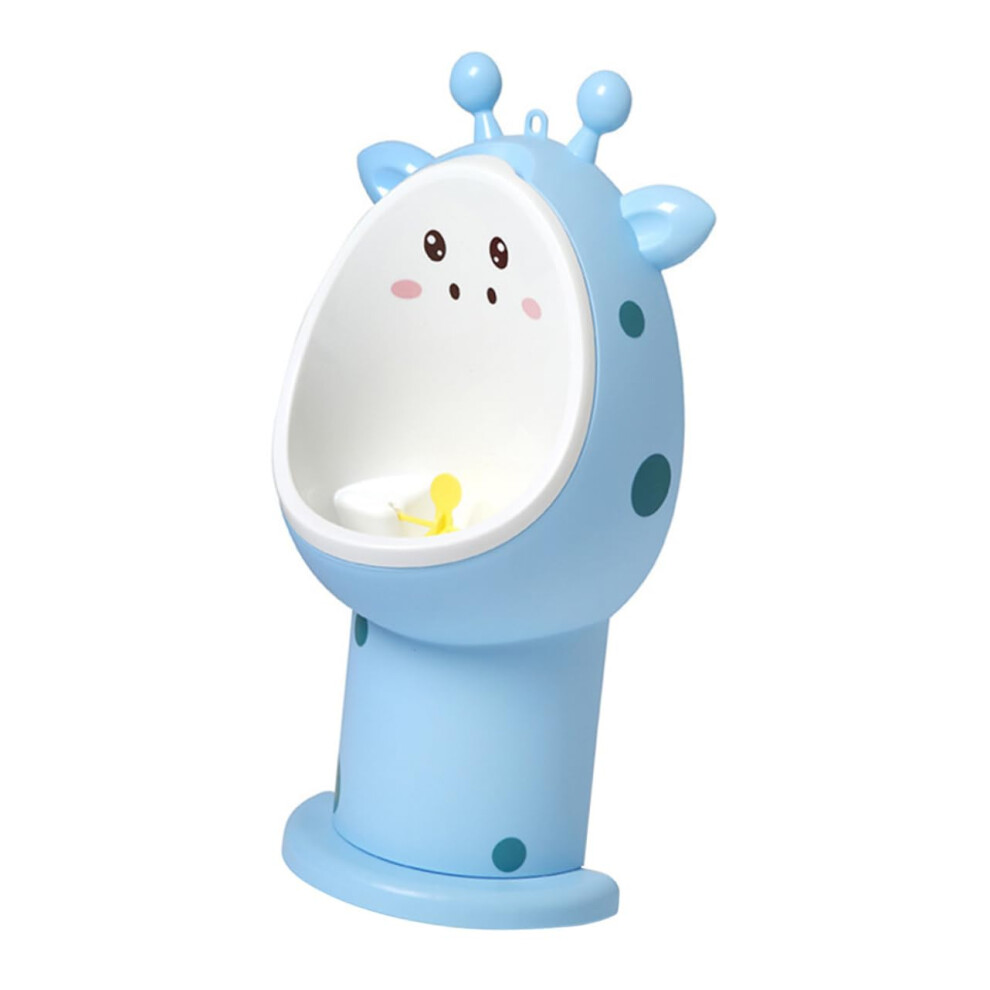 Portable Boys Cartoon Training Urinal Potty Height Suspension Hook Splash Design PP Material Split Removable Seat Sky