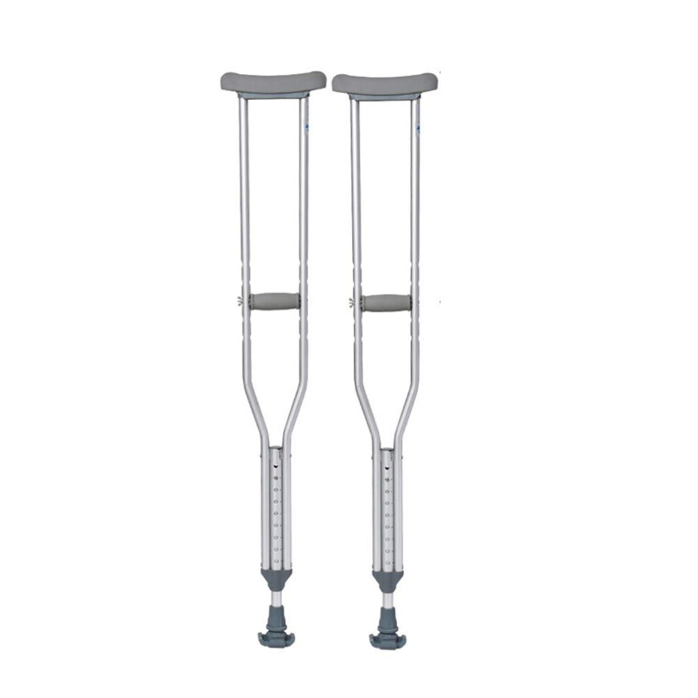 Crutch Underarm HeightAdjustable AntiSkid Cane For Elderly Retractable Walking Stick