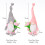 Spring Tulip Gnome De Adorável Decoração Presente Dia Das Mães 2