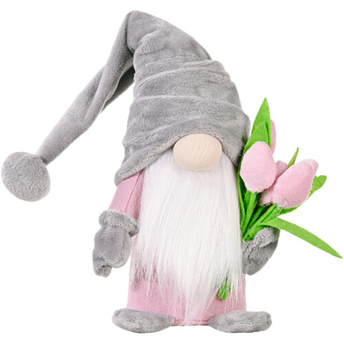 Spring Tulip Gnome De Adorável Decoração Presente Dia Das Mães 2
