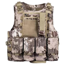 Security Vest Adjustable Lightweight QuickRelease Airsoft Vest For Children Training Game Multifunctional MultiPocket