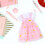Conjunto De Roupa Decorativa Para Com Vestido E 9