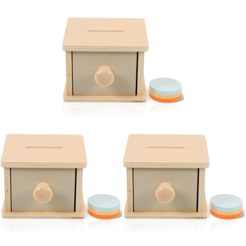 3Pcs Brinquedo Moedas Habilidades Educativo 1