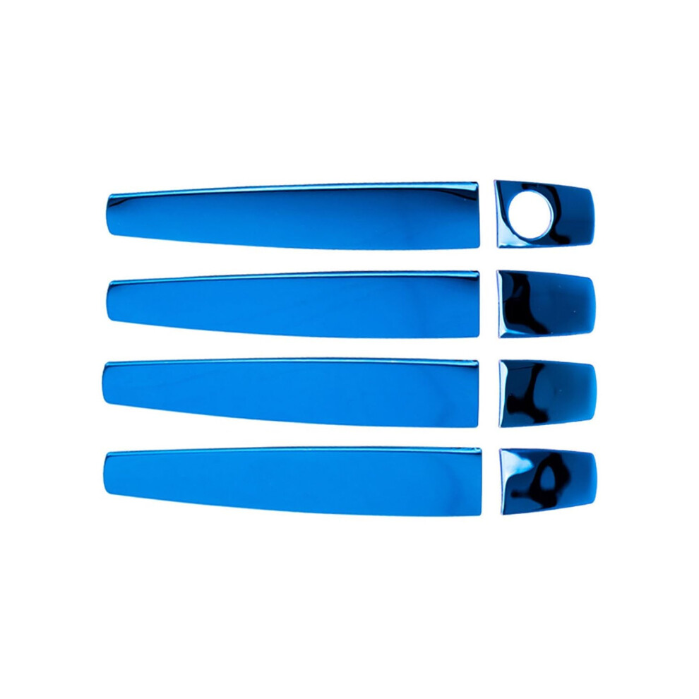Antiscratch Door Handle Cover For 20092016 Car Model Zg09 Singlehole Exterior Protector Titanium Blue 9067246135836