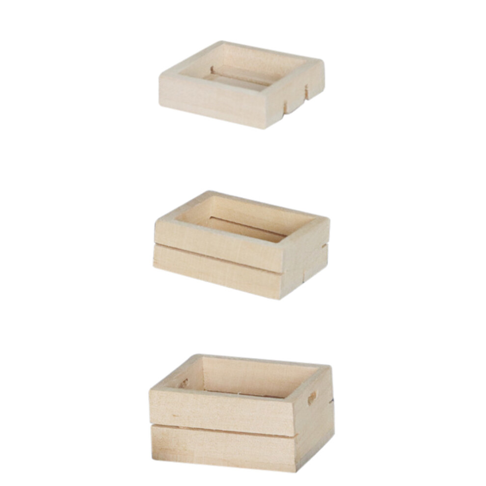 6 Sztuk Miniaturowe Domku Symulacyjny Owoce Warzywa Pojemnik-image