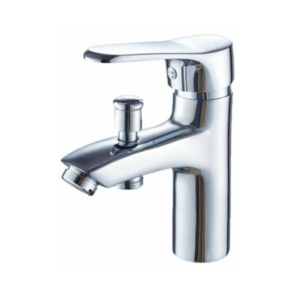 Bathroom Faucet With Airpower Feature, Ecoright Technology For Efficient Water Use, Solid Brass Construction For Durability, Swiss Neoperl Aerator Ens 9060116632206