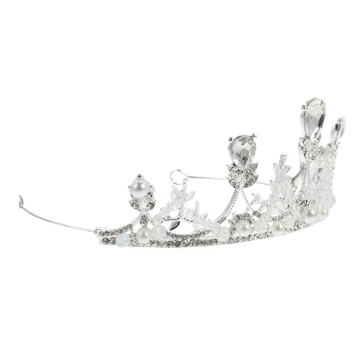1 Coroa De Brilhantes Para Tiara Acessório