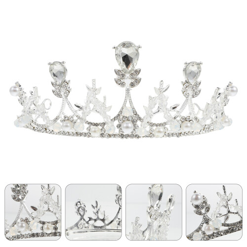 1 Coroa De Brilhantes Para Tiara Acessório 2