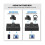 3.5mm Audio Switcher, 2 Input 1 Output/1 Input 2 Output Audio Splitter Switcher, Audio Switcher Box 5