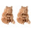 2Pcs -Cabeça De 3D DIY Panda Para Crianças 2