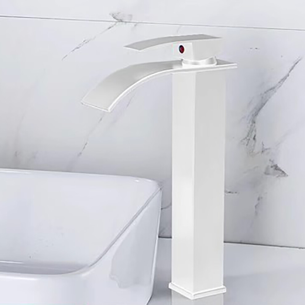 Modern Vanity Sink Faucet With Brushed Nickel Finish, Durable Material And Easy Installation For Your Bathroom Upgrade 9060116632855