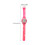 Portable Kinderuhr Cartoon Muster ABS Rosy 3