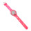 Portable Kinderuhr Cartoon Muster ABS Rosy 5