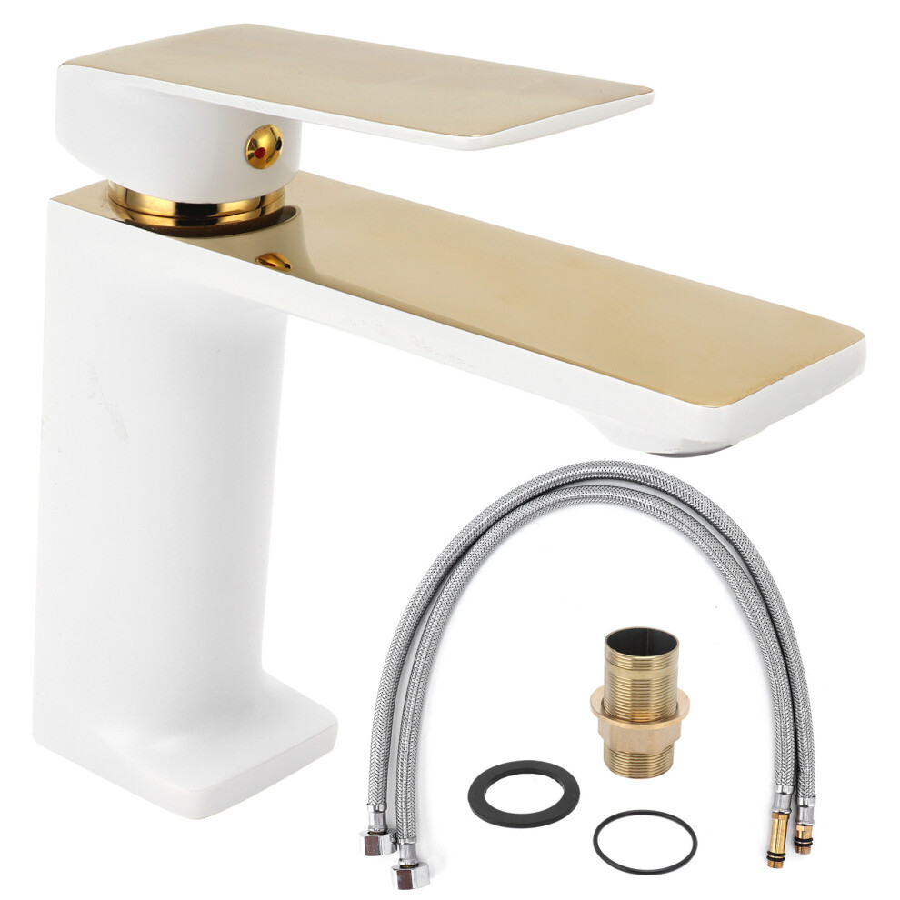 Elegant Bathroom Sink Faucet, Stylish Single Handle Mixing Tap For Modern Spaces, Solid Brass Construction, Ceramic Disc Cartridge, Easy Installation, 9060116771219