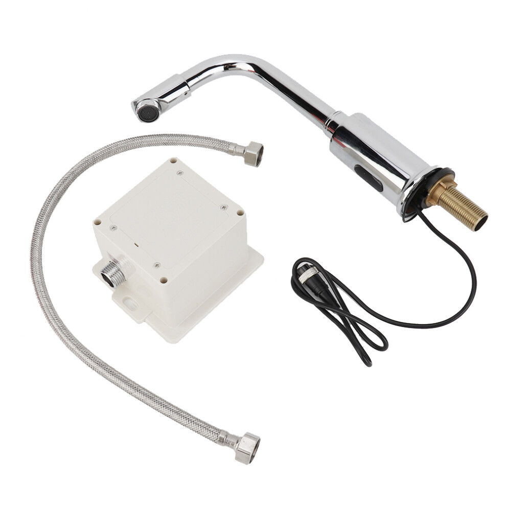 Water Saving Faucet Stainless Steel Material Automatic Induction Sensor Touchless Faucet Built In Filter Soft Water Honeycomb Bubbler Long Lasting Sen 9060116771721
