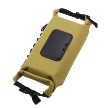 Outdoor Wet Wipes Carrying Bag Lightweight Hangable Wipes Pouch Brown For Easy Access
