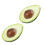 2Stk Künstliche Avocado Spielzeug, Geformte , Kognitives Training 7