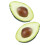 2Stk Künstliche Avocado Spielzeug, Geformte , Kognitives Training 8