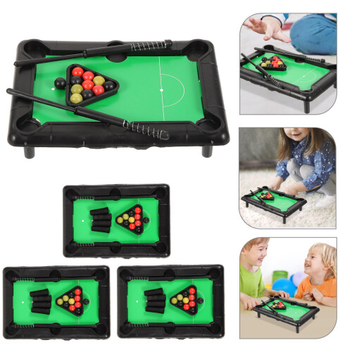 4er Set Mini Tischbillard Desktop Billardspiel Zubehör 2