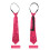 Rosy Pailletten Stropdas Straatdans Comfortabel 6