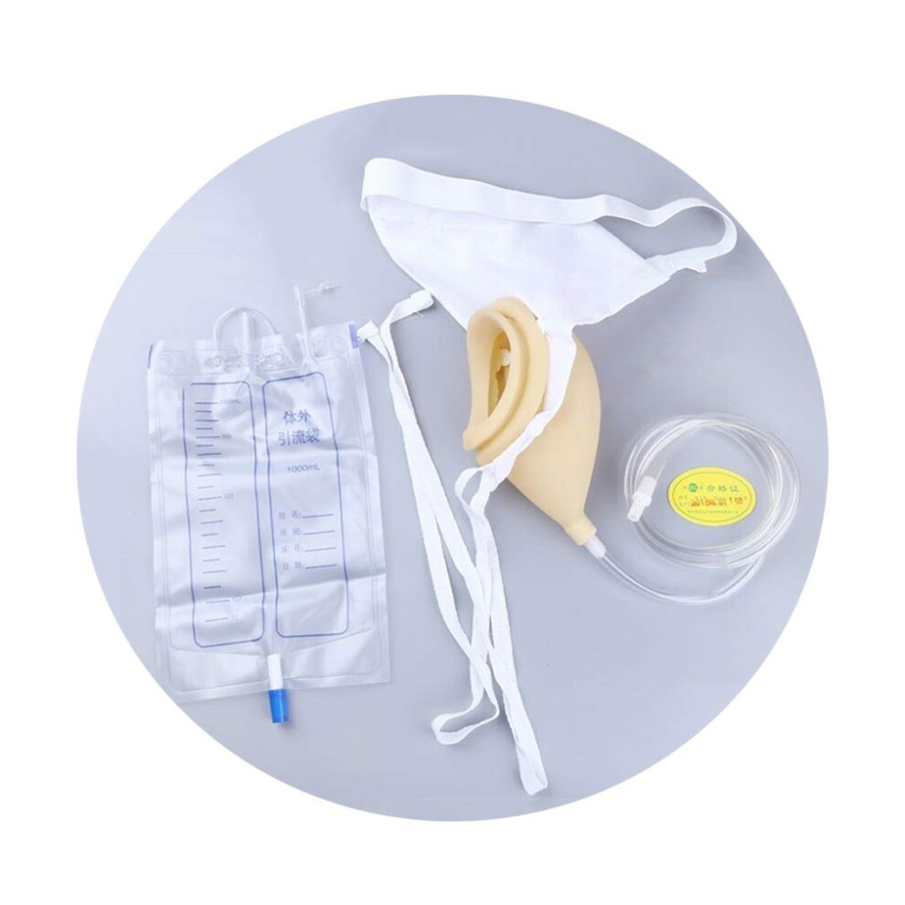 Urine Bag Breathable Emulsion Urinal For Urinary Incontinence Bedridden Patients Size Ms