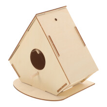 4 Stuks Ongeverfde Schilderij Diy Vogelspeeltje