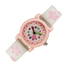 Pretty Kinderhorloges Quartz Polshorloges Tijd Leren (Wit)