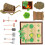 1 Set Mini Landschapsdecor Tuinmodel Boerderijgereedschap 3
