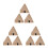 9 Stuks Hars Decoratie Mini Egyptische Figurines 8