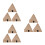 9 Stuks Hars Decoratie Mini Egyptische Figurines 10