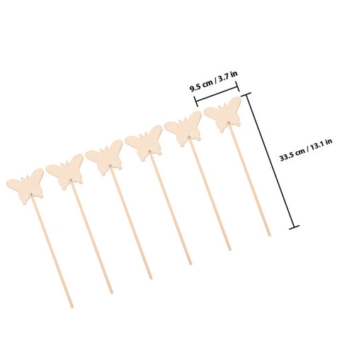 8Stk Diy Fee Stab Rohlinge Bastelmaterial Handgefertigt 1