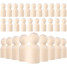 90 Stuks Onafgewerkte Peg Diy Kinderen