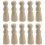 50 Stuks Onafgewerkte Peg Diy Schilderpoppen 1
