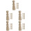 50 Stuks Onafgewerkte Peg Diy Schilderpoppen 8