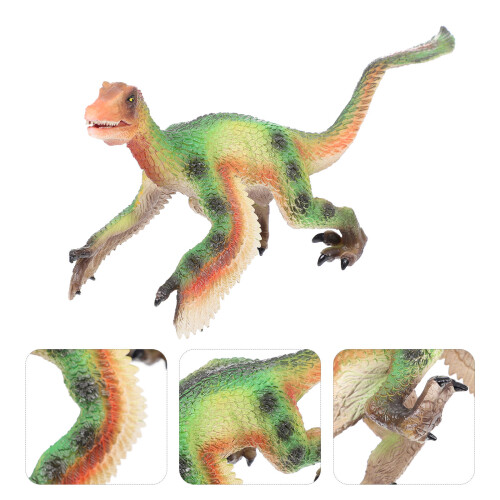 Groene Plastic Dinosaur Model Speelfiguur Educatief Kinderdecor 2