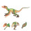 Groene Plastic Dinosaur Model Speelfiguur Educatief Kinderdecor 7