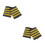 2 Paar Airline Pilot Epauletten Captain Uniform Schouderboard 7