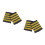 2 Paar Airline Pilot Epauletten Captain Uniform Schouderboard 6
