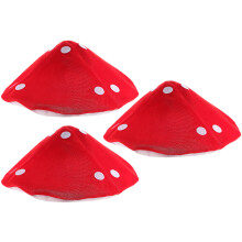 3 Stuks Paddenstoelhoed Kinderen Cosplay Feest Accessoire