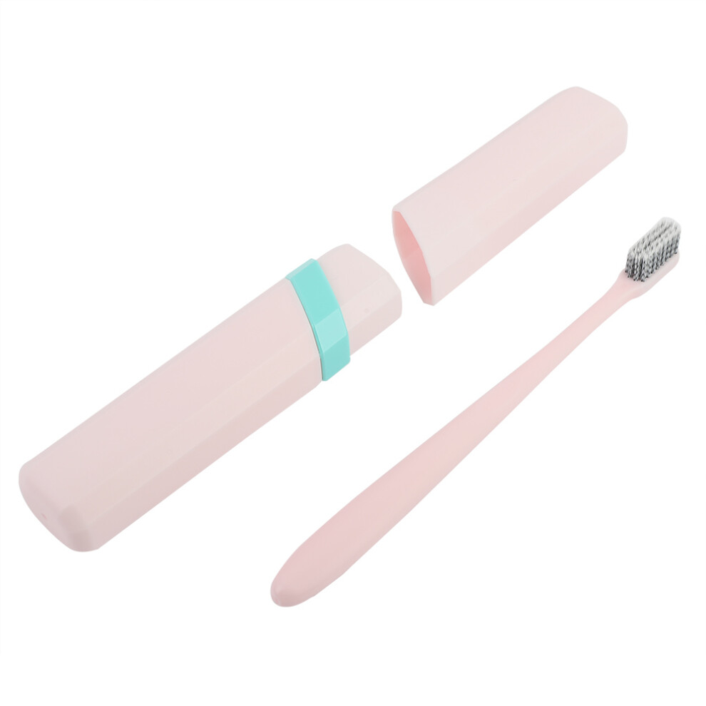 Toothbrush Case for Travel, Portable Design White Container with Ventilation Hole and Comfort Grip, Perfect for School and Business Trips