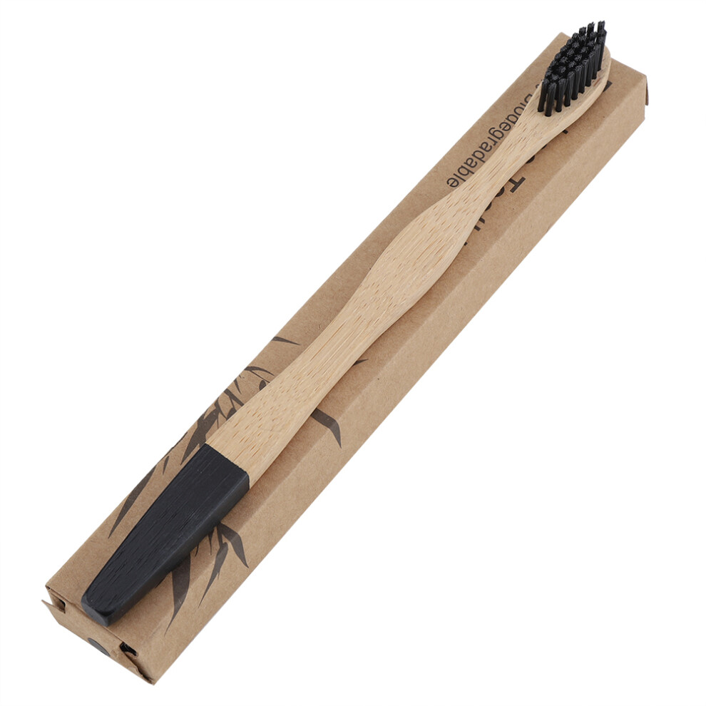 Sustainable Oral Care, Charcoal Infused Bristles, Eco-Friendly Bamboo Toothbrush For A Refreshing Clean, Delicate Design, Comfortable To Use, Durable,
