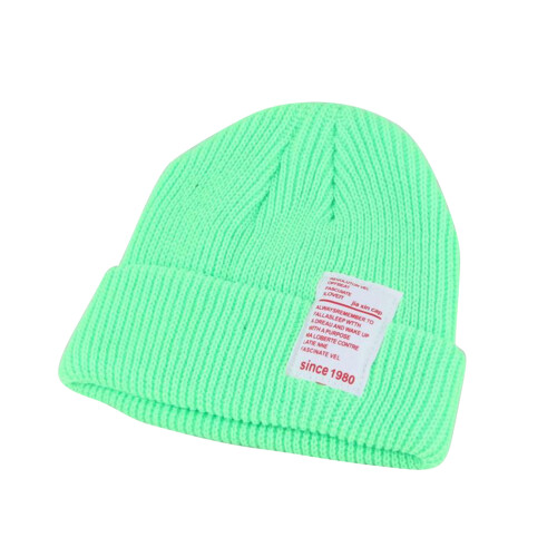 Gebreide Babyhoed Kindermuts En Fluorescerend