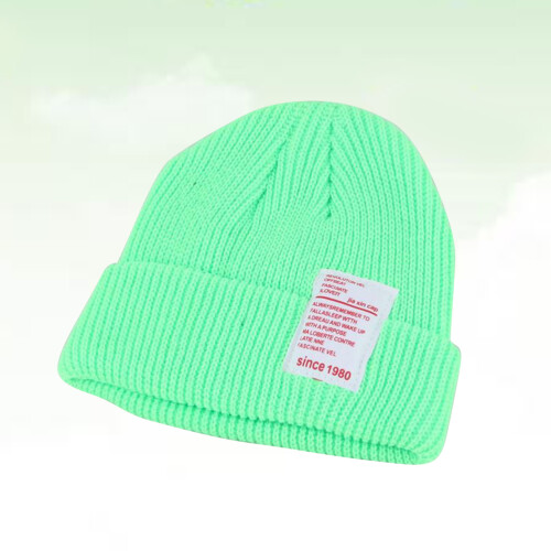 Gebreide Babyhoed Kindermuts En Fluorescerend 2